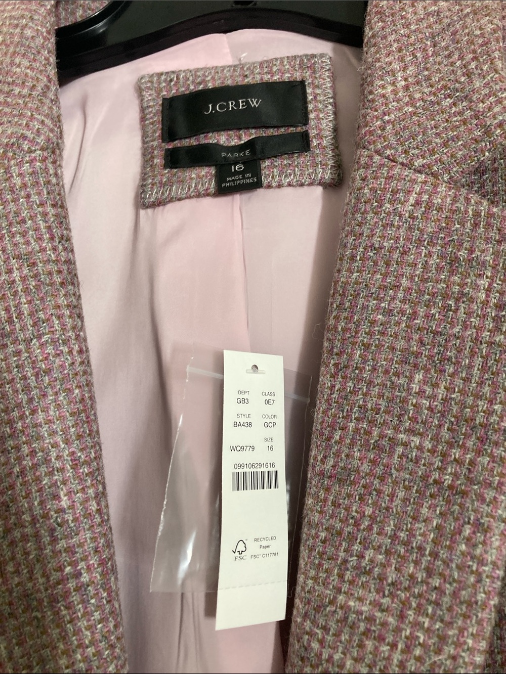 JCrew Parke blazer in English birdseye twill-wool - Picture 2 of 7